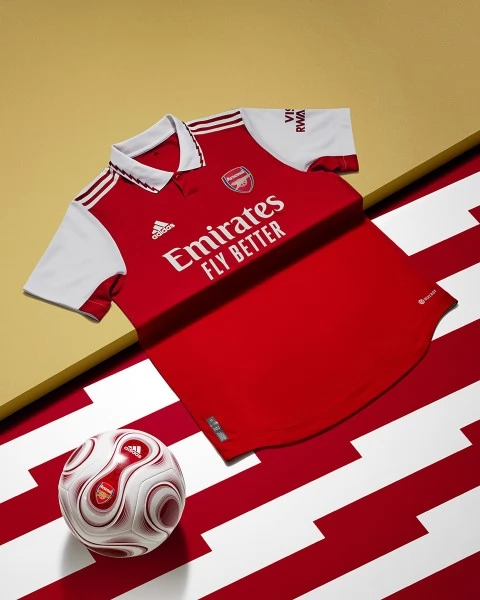 Maillot de Foot Arsenal White 4 Tenue Domicile 2022/23